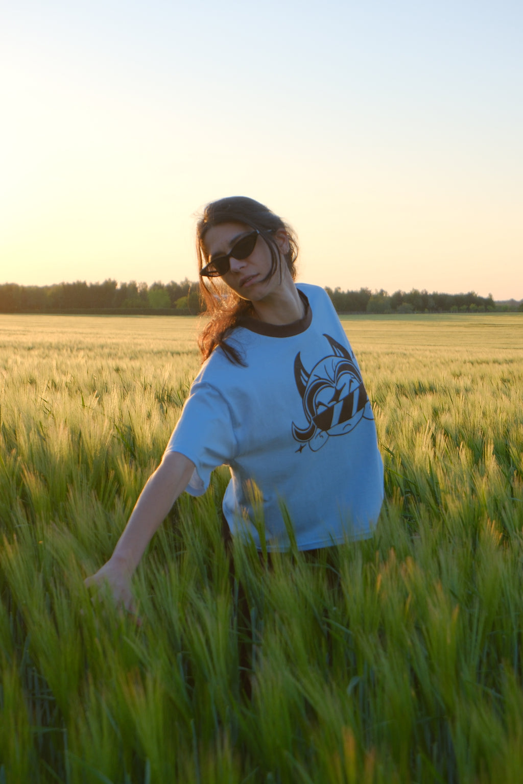 T shirt [Rave 1.29] (Bleu clair)