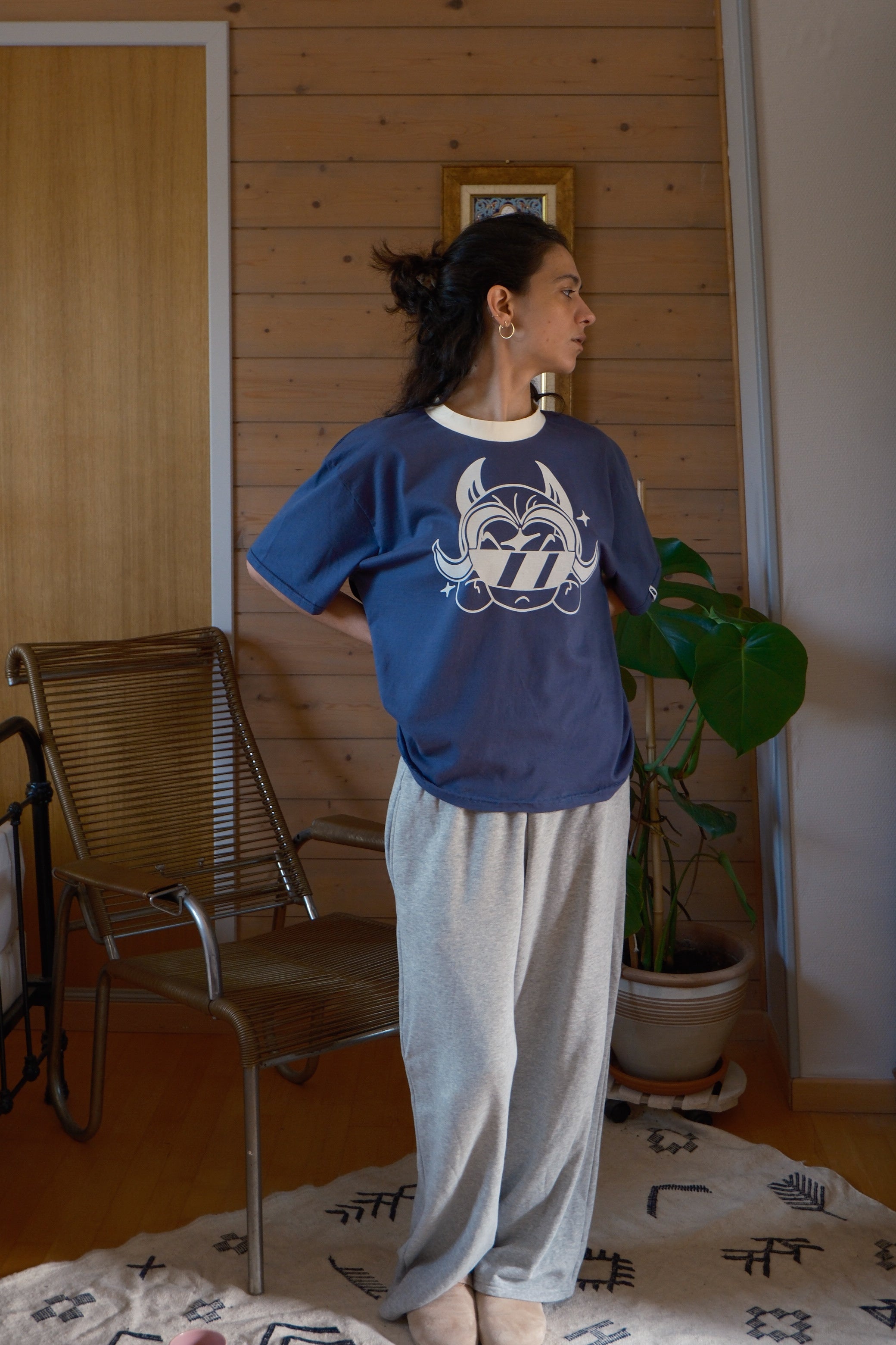 T shirt [Rave 1.29] (Bleu délavé)